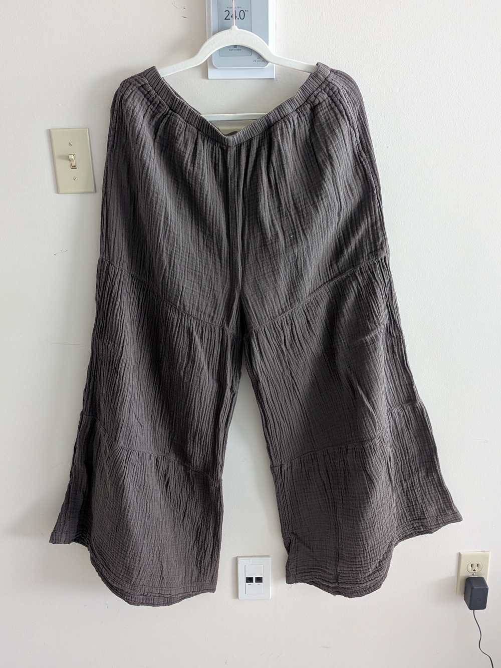 Shannon Passero Vienna Wide Leg Gauze Pants - Brown